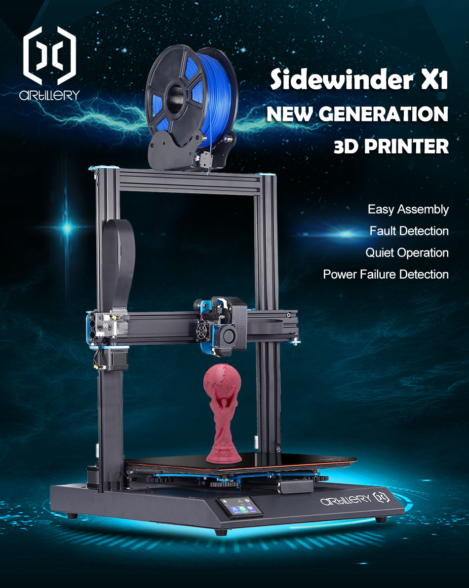 Artillery Sidewinder X1 3D Printer Review